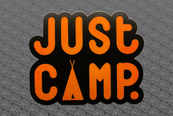 Limited JUST CAMP.™ Orange Sticker